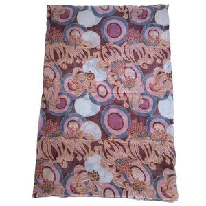 ANTIC BATIK Abstract Multicolored Cotton Sarong Wrap Swimsuit Cover Up France